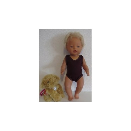 badpak roodbruin baby born 43cm