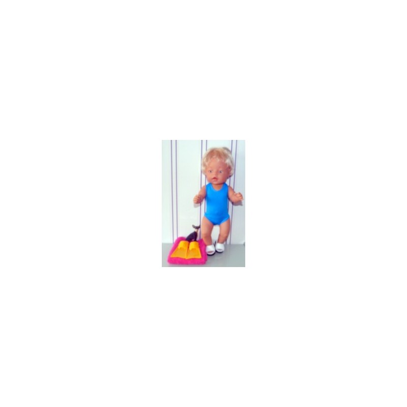 strandbadpak blauw baby born 43cm
