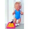strandbadpak blauw baby born 43cm