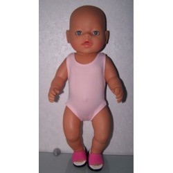 badpak licht roze baby born 43cm