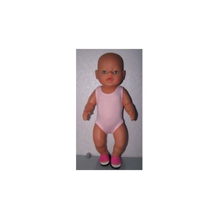 badpak licht roze baby born 43cm