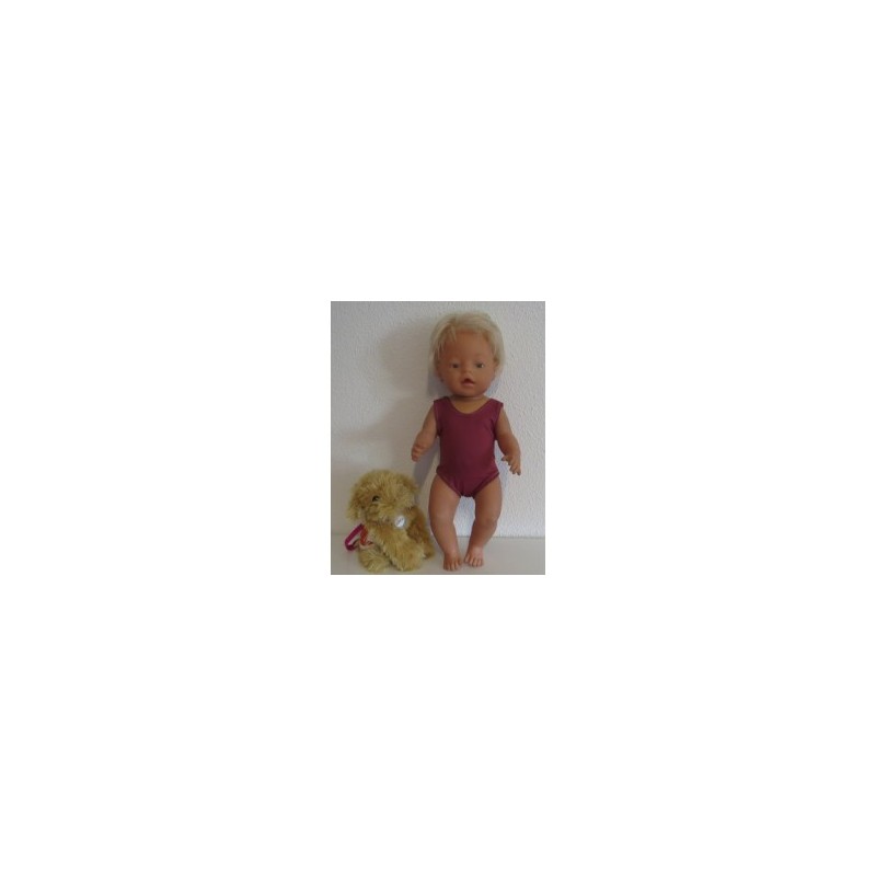 badpak oud roze baby born 43cm