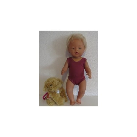 badpak oud roze baby born 43cm