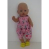 speelpakje roze konijnen baby born 43cm