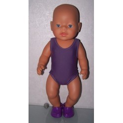 badpak paars baby born 43cm