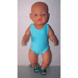 badpak licht blauw baby born 43cm
