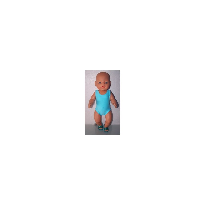 badpak licht blauw baby born 43cm