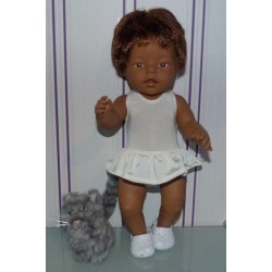 strandbadpak met rokje baby born 43cm