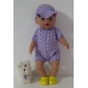 holiday outfittlila bloemen  baby born 43cm