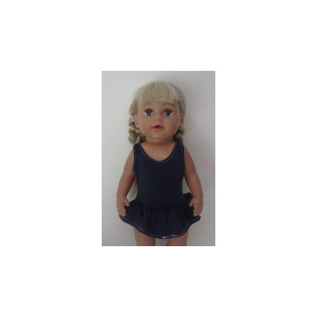 badpak donker blauw met rokje baby born 43cm