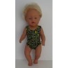 badpak groen dieren print baby born 43cm