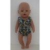 badpak tijger leger print baby born 43cm