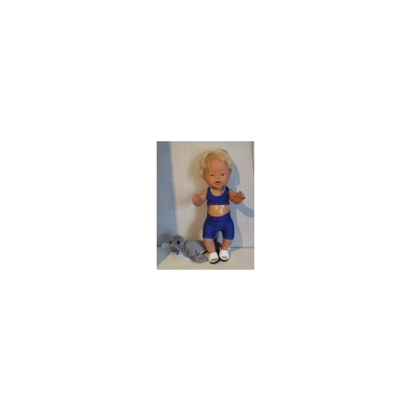bikini hard blauw baby born 43cm