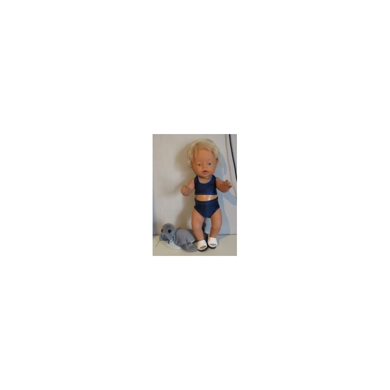bikini donker blauw baby born 43cm