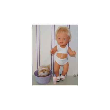 bikini gekleurde stippen baby born 43cm