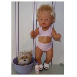 bikini licht roze baby born 43cm
