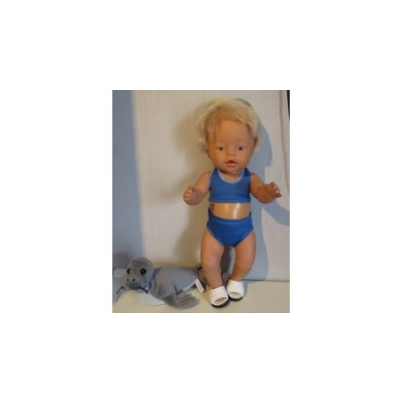 bikini blauw baby born 43cm