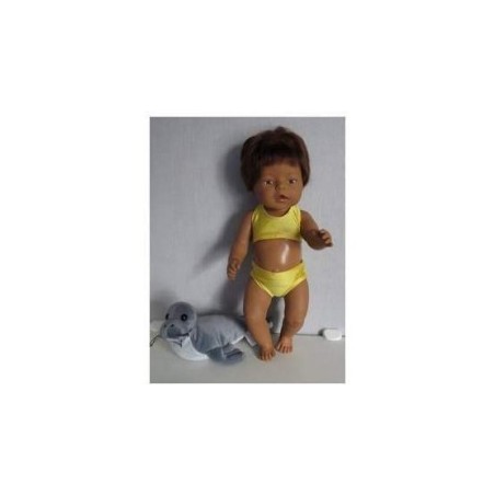 bikini geel glimmend baby born 43cm