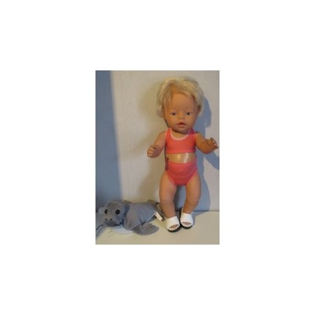bikini zalm roze baby born 43cm