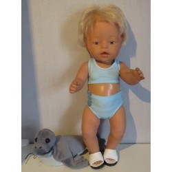 bikini licht blauw baby born 43cm