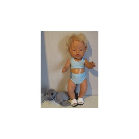 bikini licht blauw baby born 43cm