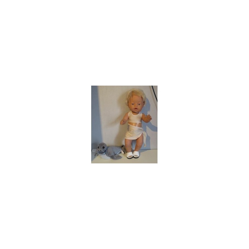 bikini met omslagrokje baby born 43cm