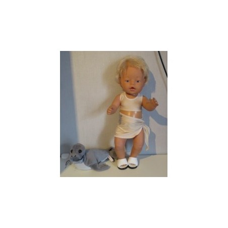 bikini met omslagrokje baby born 43cm