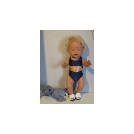 bikini blauw baby born 43cm