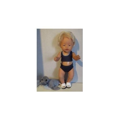 bikini donker paars baby born 43cm