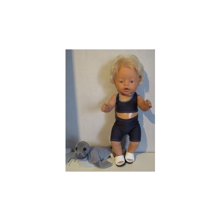 bikini donker paars baby born 43cm