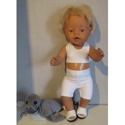 bikini wit baby born 43cm