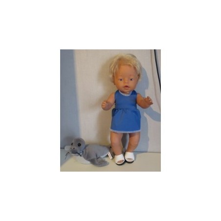 tankini  blauw baby born 43cm