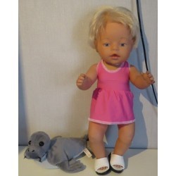 tankini roze baby born 43cm