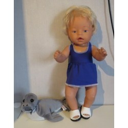 tankini hard blauw baby born 43cm