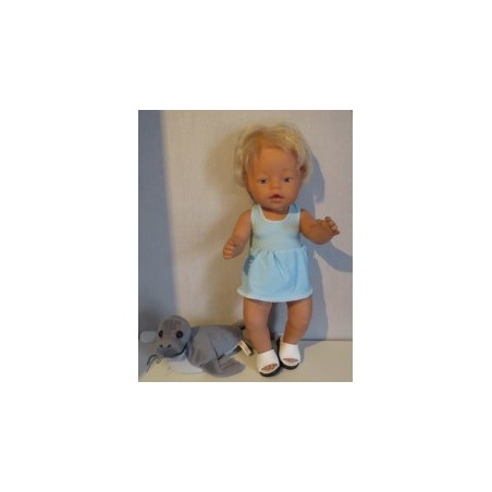 tankini licht blauw baby born 43cm