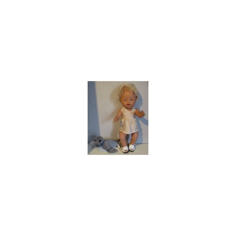 tankini licht bruin met stippen baby born 43cm