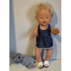 tankini blauw baby born 43cm