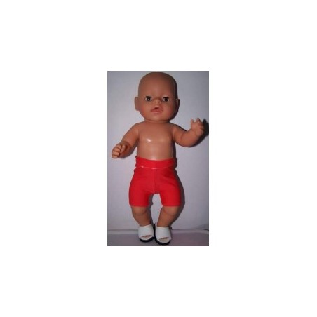 zwembroek rood baby born 43cm