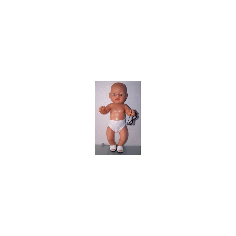 zwembroek gekleurd stippen baby born 43cm