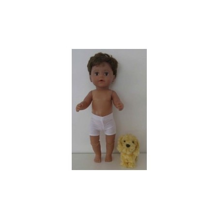 zwembroek wit bewerkt baby born 43cm