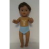 zwembroek licht blauw baby born 43cm