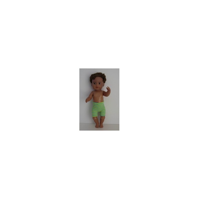 zwembroek groen gestreept baby born 43cm