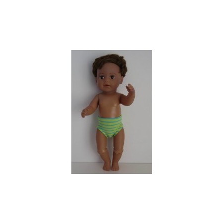 zwembroek groen gestreept baby born 43cm