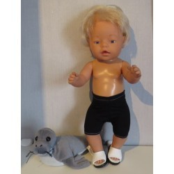 zwembroek zwart baby born 43cm