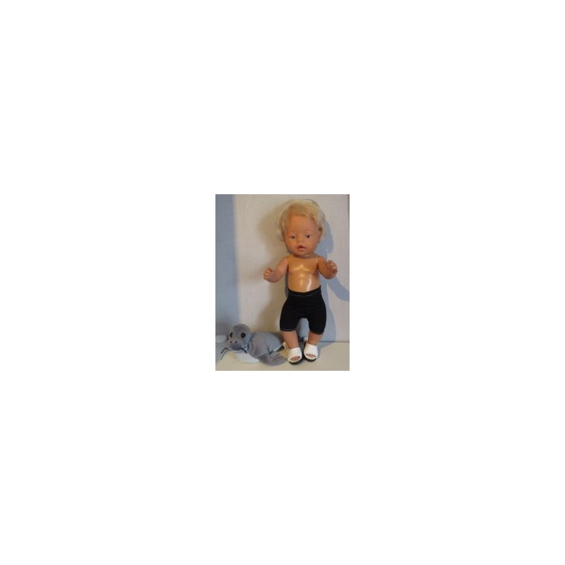 zwembroek zwart baby born 43cm