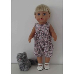 speelpakje uilen baby born 43cm