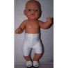 zwembroek wit baby born 43cm