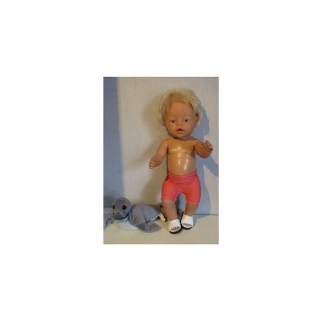 zwembroek zalm roze baby born 43cm