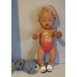 zwembroek zalm roze baby born 43cm