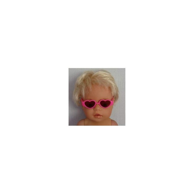 zonnebril roze hartje baby born 43cm